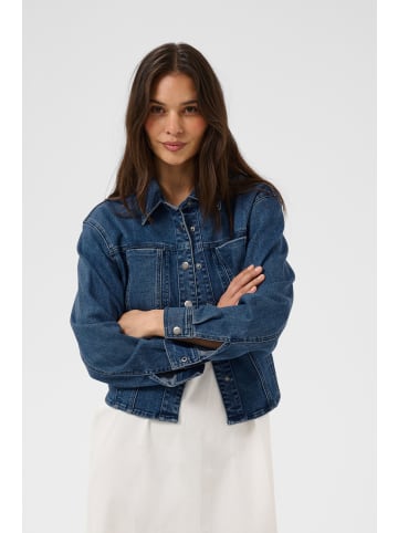 Kaffe Langarm - Hemd KAsinem Regular fit in Medium Blue Denim