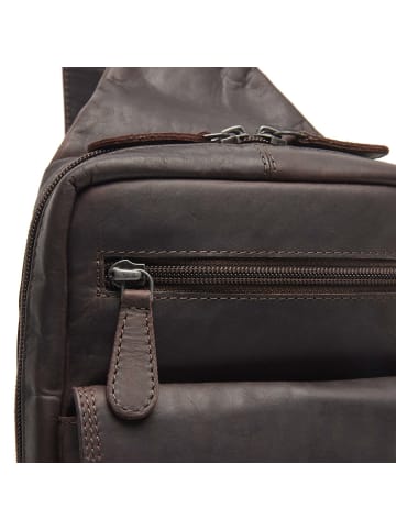 The Chesterfield Brand Turelle - Umhängetasche 26 cm (schwarz) in braun