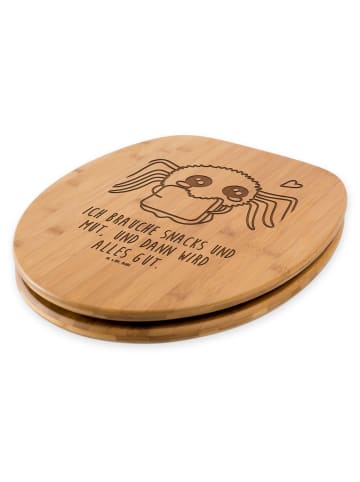 Mr. & Mrs. Panda WC Sitz Spinne Agathe Sandwich mit Spruch in Transparent