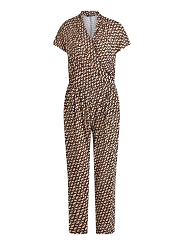Betty Barclay Jumpsuit mit Eingrifftaschen in Dark Blue/Brown