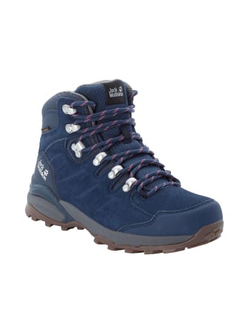 Jack Wolfskin SHOES "Refugio Texapore Mid" in dark blue/grey