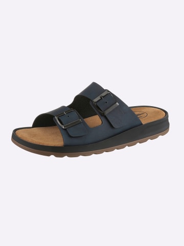 Franken-Schuhe Pantolette in marine