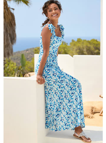 Vivance by Lascana Maxikleid in marine-creme bedruckt