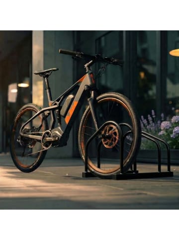 relaxdays Fahrradständer in Schwarz - 2 Räder