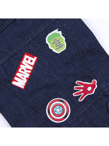 Megaman Marvel Denim Jacke Hund Größe M Hunde Outfit Baumwolle Polyester in Blau