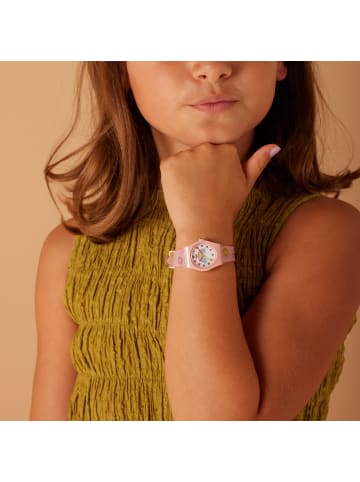 Lucardi Kunststoff Quarzuhr Regal