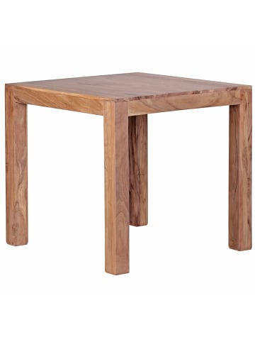 KADIMA DESIGN Esstisch MUMBAI Massivholz 80 cm Esszimmer-Tisch Holztisch in Akazie
