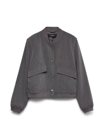 Vero Moda Mantel in Dark Grey Melange