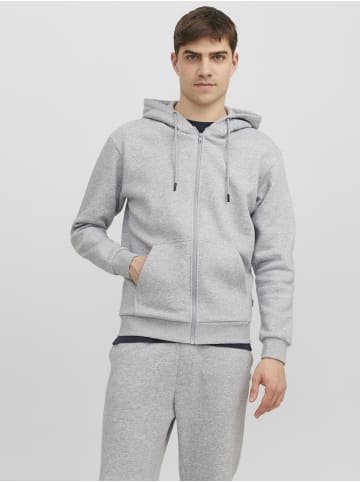 Jack & Jones Kapuzenjacke in Light Grey Melange