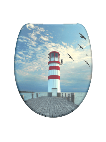 Franz Joseph Schütte Duroplast WC-Sitz LIGHTHOUSE, mit Absenkautomatik