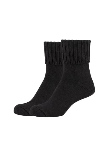 camano Socken 2er Pack warm & cozy in Schwarz