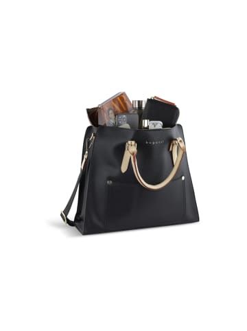 Bugatti Handtasche Ella Top Handle L in Schwarz
