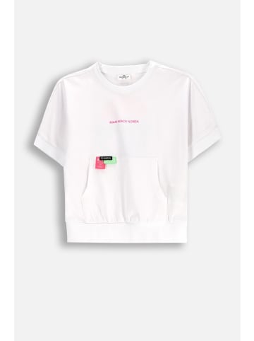 Coccodrillo T-Shirt mit kurzen Ärmeln in weiß