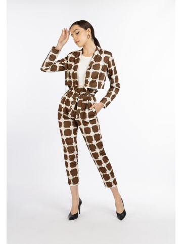 faina Damen Jacke in Kamel Weiss