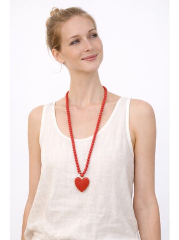 collezione alessandro Lange Kette " Dayita " in rot