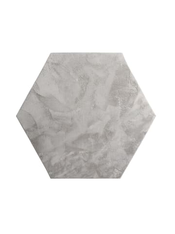 KADIMA DESIGN Teppich Kurzflor waschbar Einfarbig Wohnzimmer in Grau