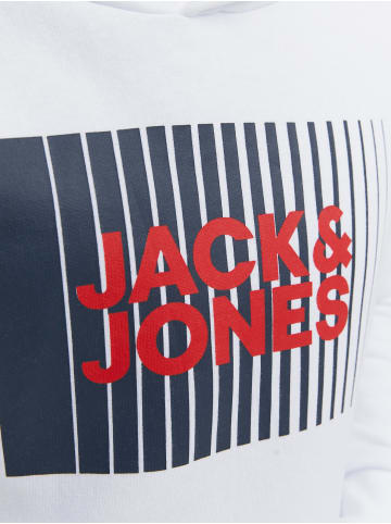 JACK & JONES Junior Kapuzensweatshirt in white