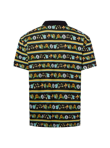 Santa Cruz Poloshirt Winkowski Trip Stripe in schwarz gelb - 0001