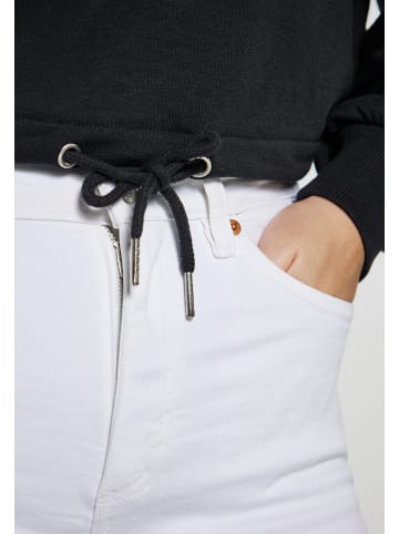 Swirly Damen Sweatshirt in SCHWARZ