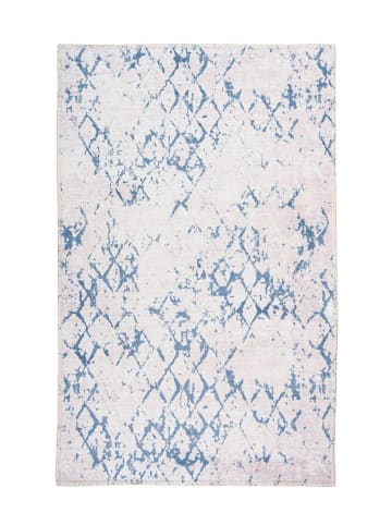 Arte Espina Kurzflor Teppich Peron 425 in weiß - blau - rechteckig