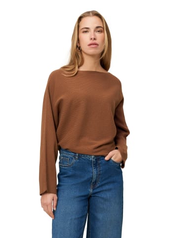 Zero  Strickpullover mit U-Bootausschnitt in Bright Tobacco