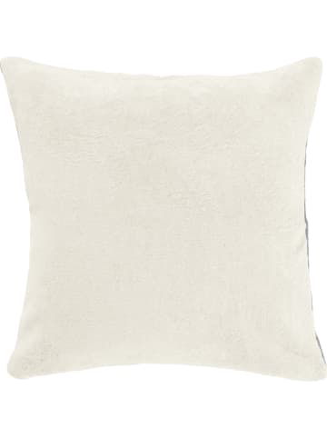 LOOKS by Wolfgang Joop Jacquard, Baumwollmischung Wendekissenhülle in wollweiß/hellgrau