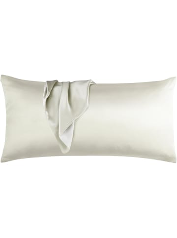 Aspero Seiden Kissenbezug 40x80 cm Alia in Beige