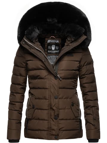 Navahoo Winterjacke Milianaa in Dark Choco