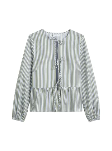 Marc O'Polo DENIM Streifenbluse shaped in Light Green
