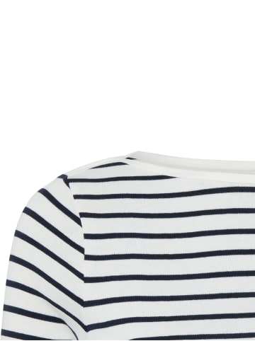 brookshire Shirt in weiß marine - 0027