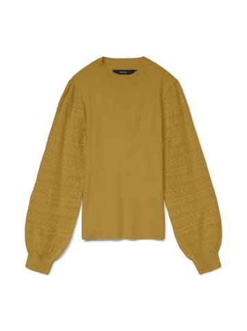 Vero Moda Strickpullover in Harvest Gold