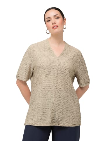 Ulla Popken Sweatshirt in graubeige