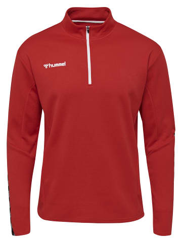 Hummel Hummel Halbreißverschluss Sweatshirt Hmlauthentic Herren in TRUE RED