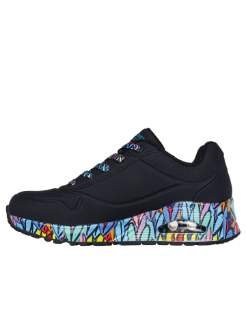 Skechers Lowtop-Sneaker UNO - RAVAGED LOVE in black/multi