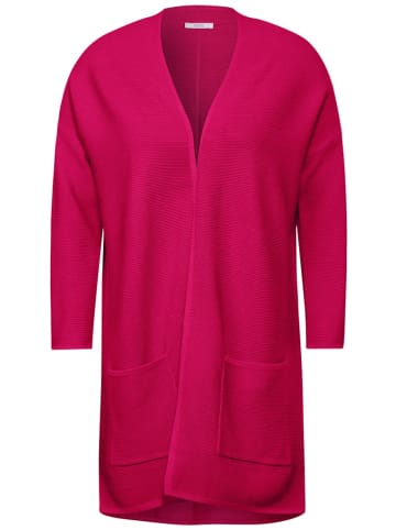 Cecil Offener Long Cardigan in Rosa