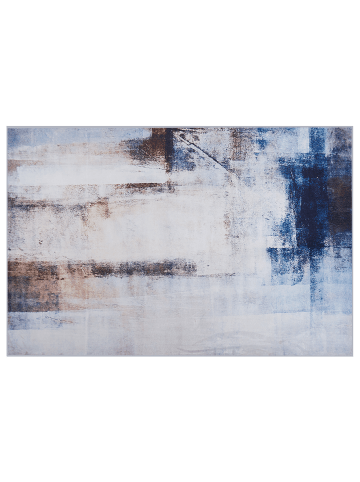 Beliani Kurzflor TRABZON in Bunt/Braun/Blau - (W) 160 x (H) 0.5 x (L) 230 cm