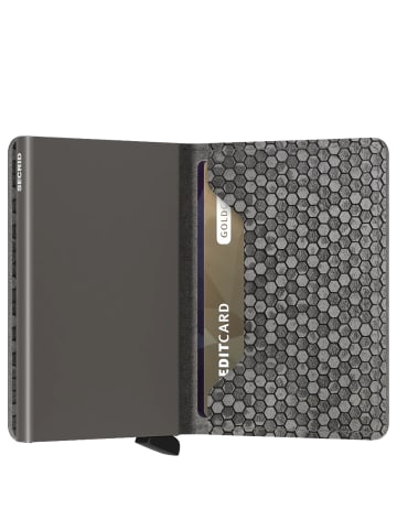 Secrid Hexagon Slimwallet - Geldbörse 6cc 10.2 cm RFID in schwarz