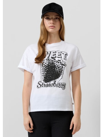 QS T-Shirt in 01D0_weiß