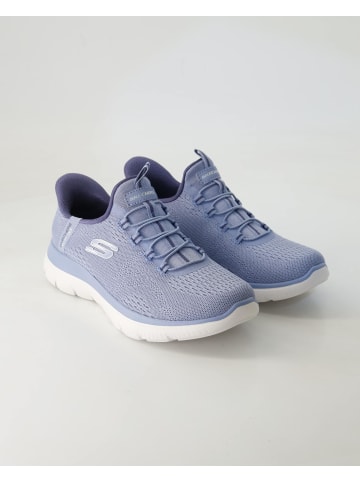 Skechers Slip On Sneaker in Blau