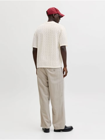 Jack & Jones Gestricktes Polo in Sea Salt
