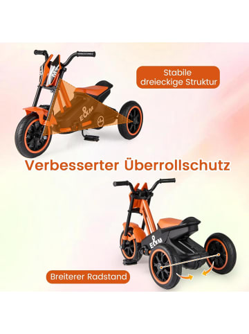 COSTWAY Kinder Dreirad ab 3 Jahren in Orange