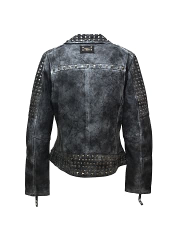 Roberto Geissini Zoe Lederjacke Grau