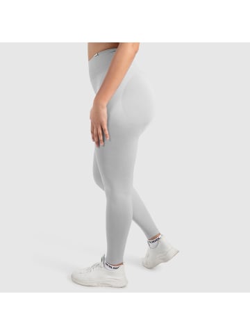 SMILODOX Leggings Myrah Scrunch in Hellgrau