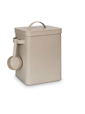 relaxdays 2 x Metallbox in Beige - 6,5 Liter
