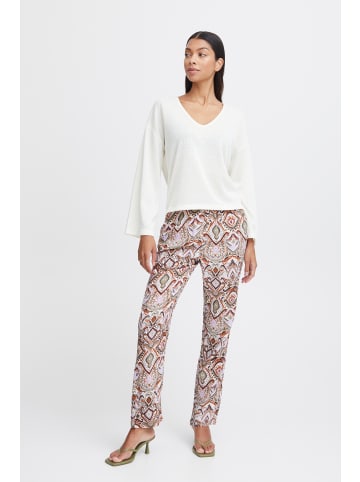 b. young BYSIF V NECK PULLOVER 2 - JERSEY Loose fit in Marshmallow