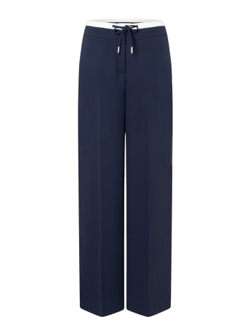 More & More fließend, weite Hose in marine