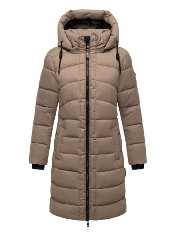 Marikoo Steppmantel Kaltnäschen 16 in Taupe Grey