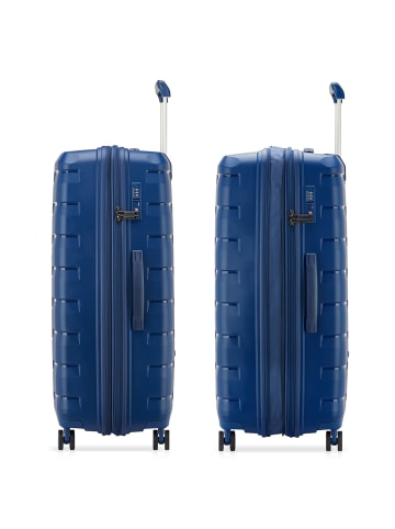 Roncato Skyline 2.0 4 Rollen Trolley 79 cm mit Dehnfalte in blue notte