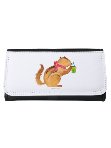 Mr. & Mrs. Panda Portemonnaie für Damen Eichhörnchen Smoothie oh... in Weiß