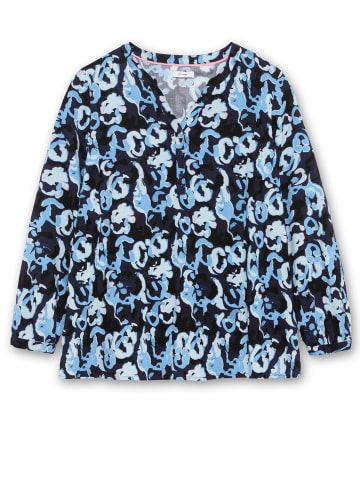 sheego Tunika in marine-gemustert